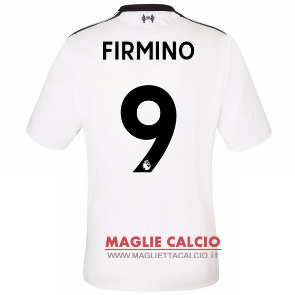 nuova maglietta liverpool 2017-2018 firmino 9 seconda